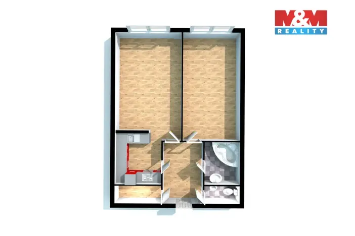 Prodej bytu 2+kk, Praha - Stodůlky, Suchý vršek, 65 m2