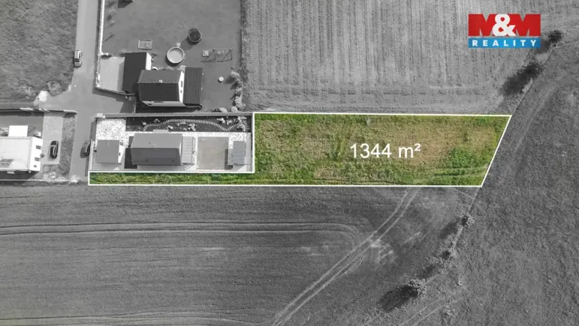Prodej pozemku pro bydlení, Kopřivnice, Západní, 1344 m2