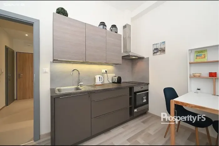 Pronájem bytu 1+kk, Praha - Holešovice, V závětří, 27 m2