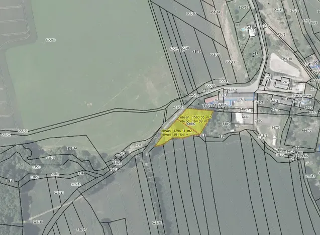 Prodej pozemku pro bydlení, Bouzov, 1563 m2