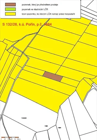 Prodej lesa, Dolní Hořice, 3496 m2