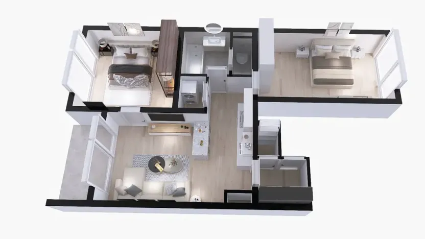 Pronájem bytu 3+kk, Hradec Králové - Věkoše, Věkošská, 74 m2