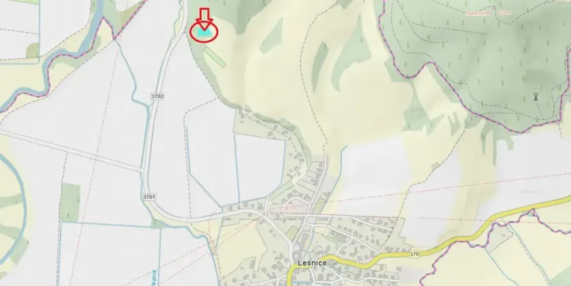 Prodej lesa, Lesnice, 1410 m2