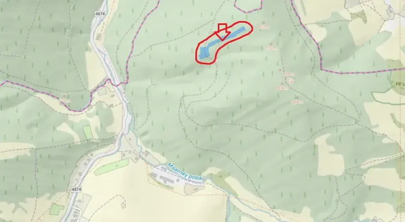 Prodej lesa, Zděchov, 5729 m2