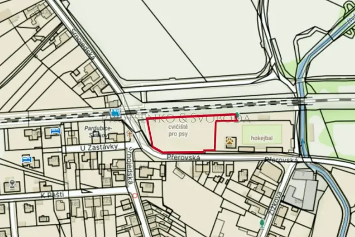Prodej komerčního pozemku, Pardubice, Přerovská, 4073 m2