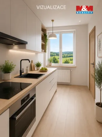 Prodej bytu 3+1, Uherské Hradiště - Jarošov, Louky, 89 m2