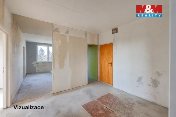 Prodej bytu 2+1, Rovná, 60 m2