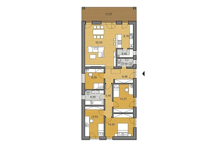 Prodej rodinného domu, Vědomice, 119 m2