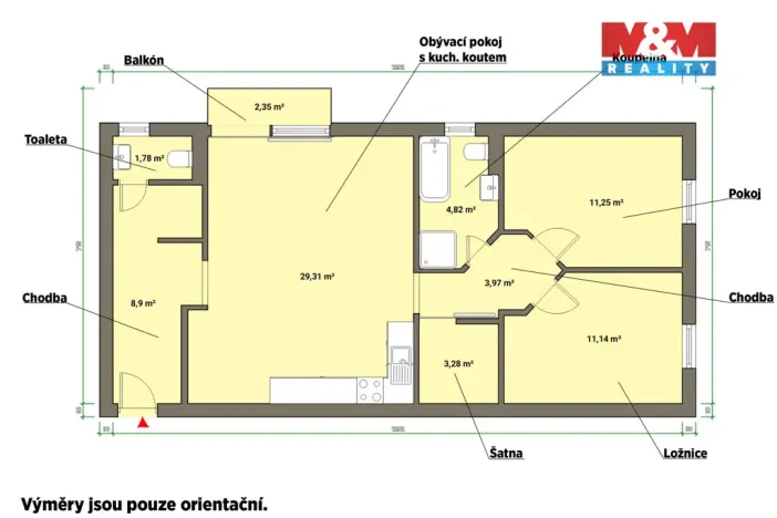 Pronájem bytu 3+kk, Františkovy Lázně, Mládežnická, 73 m2