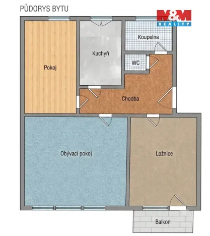 Prodej bytu 3+1, Otvovice, 68 m2