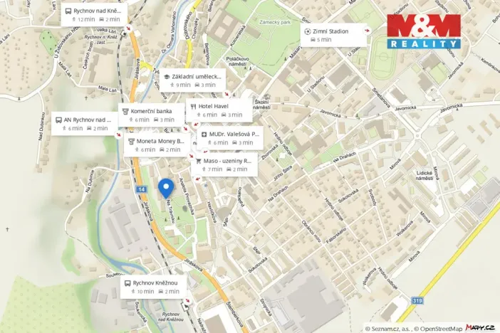 Prodej bytu 3+1, Rychnov nad Kněžnou, Na Trávníku, 65 m2