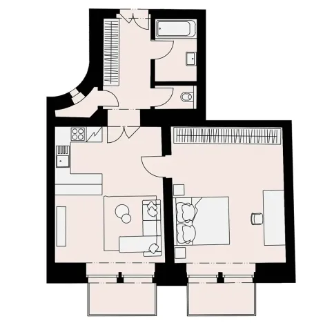 Pronájem kanceláře, Praha, Myslíkova, 67 m2