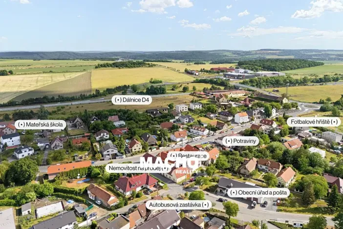 Prodej rodinného domu, Řitka, Na návsi, 286 m2