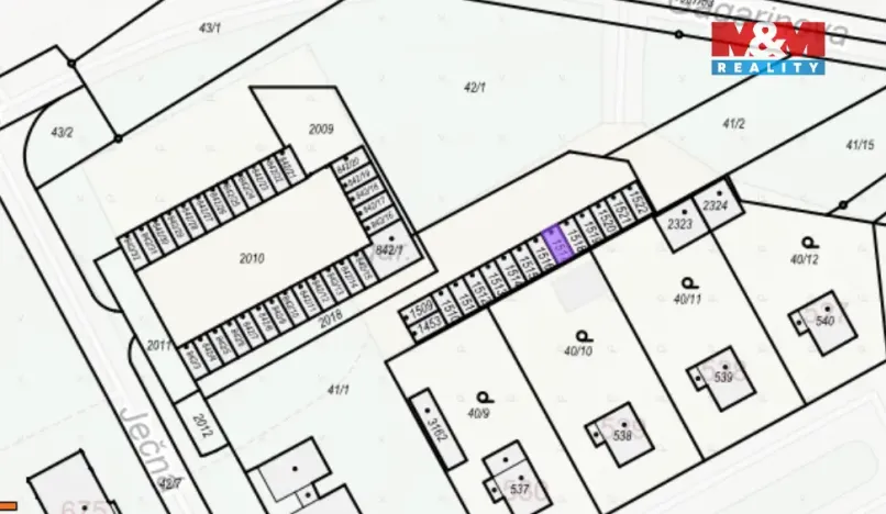 Pronájem garáže, Hradec Králové, Ječná, 15 m2