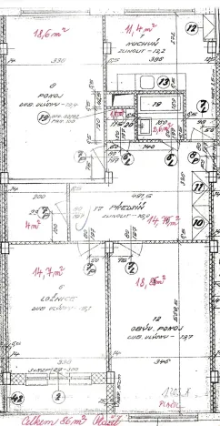 Prodej bytu 3+1, Kostelec nad Orlicí, Barákova, 86 m2