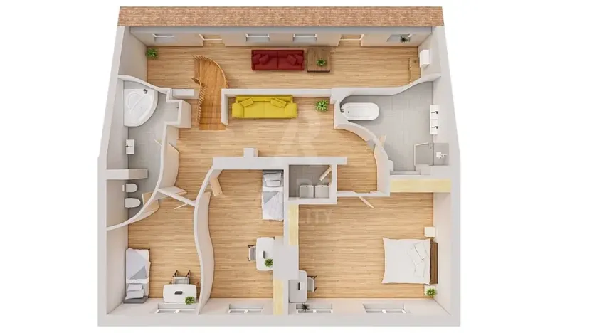 Prodej atypického bytu, České Budějovice, B. Smetany, 255 m2