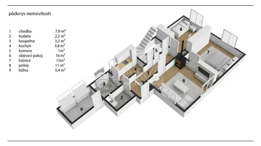Prodej rodinného domu, Hradec Králové, Blahoslavova, 65 m2