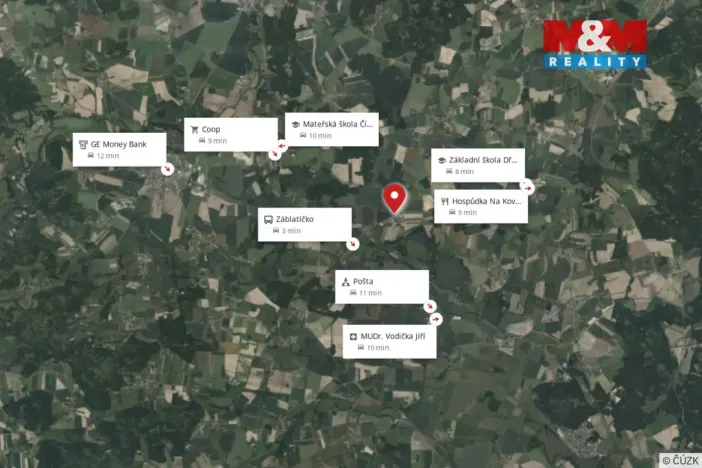 Pronájem rodinného domu, Dříteň - Záblatí, 69 m2