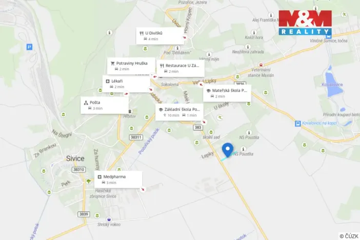 Prodej pozemku pro bydlení, Pozořice, Holubická, 2000 m2