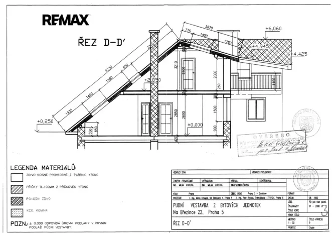 Prodej atypického bytu, Praha - Smíchov, Na Březince, 135 m2