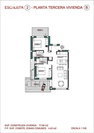 Prodej bytu 3+kk, Torrevieja, Alicante, Španělsko, 77 m2