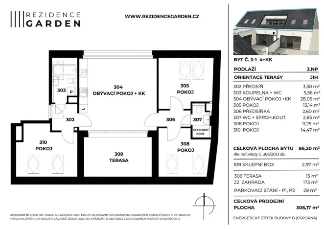 Prodej bytu 4+kk, Brno, Chleborádova, 104 m2