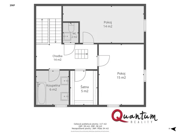 Prodej rodinného domu, Radovesice, 120 m2