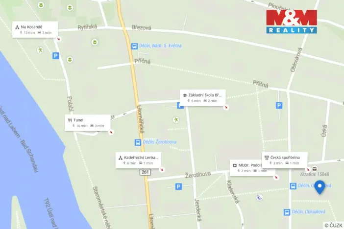 Prodej bytu 1+1, Děčín - Děčín III-Staré Město, Oblouková, 36 m2