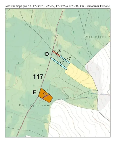 Prodej lesa, Domanín, 2575 m2