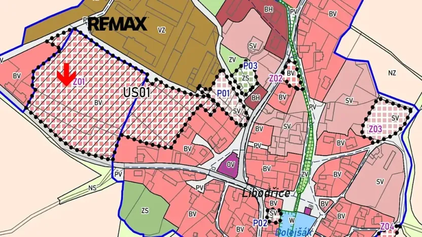 Prodej pozemku pro bydlení, Libodřice, 849 m2