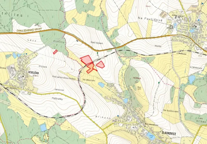 Prodej pole, Nové Město na Moravě, 23281 m2