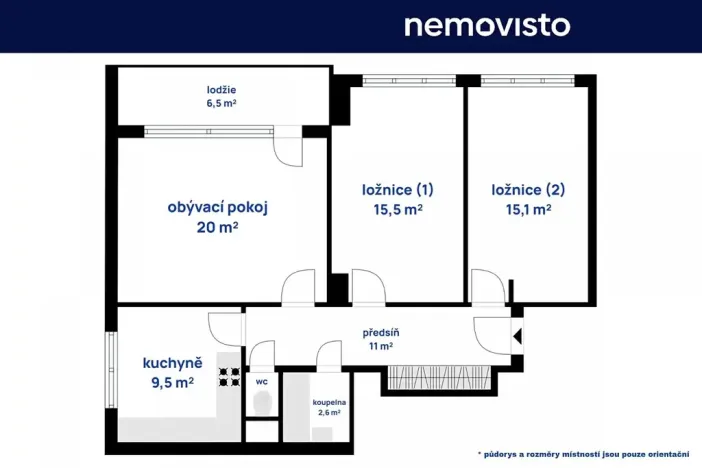 Prodej bytu 3+1, Ostrava, Mojmírovců, 72 m2
