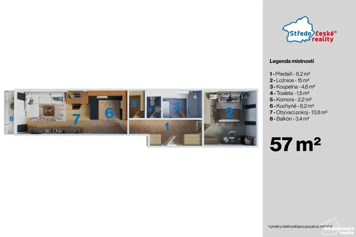 Prodej bytu 2+kk, Praha - Chodov, Divišovská, 53 m2