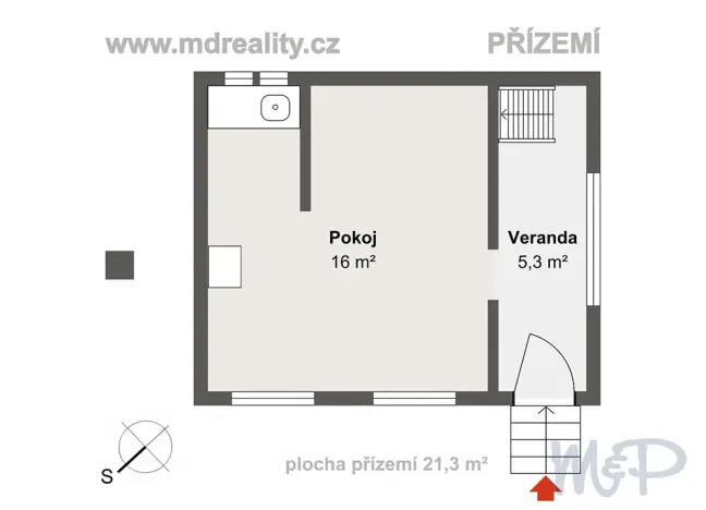 Prodej chaty, Jihlava, 35 m2