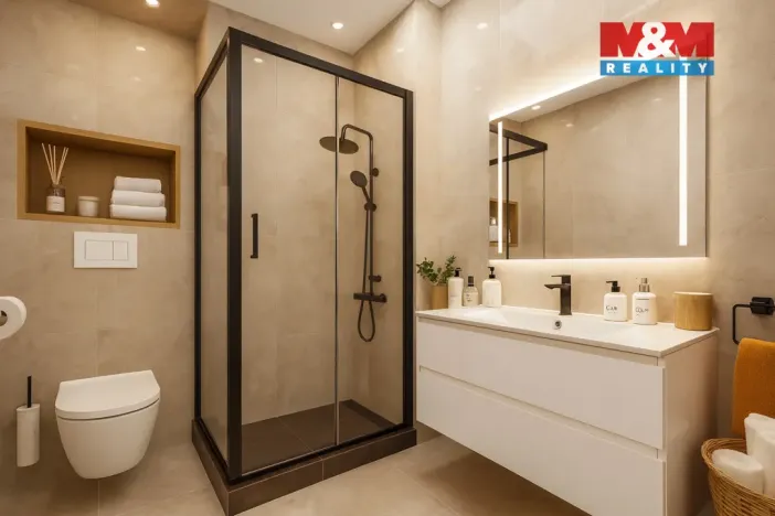 Prodej bytu 1+kk, Kralupy nad Vltavou, 42 m2