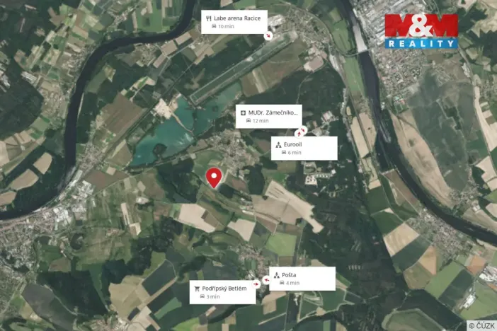 Prodej zahrady, Bechlín - Předonín, 625 m2