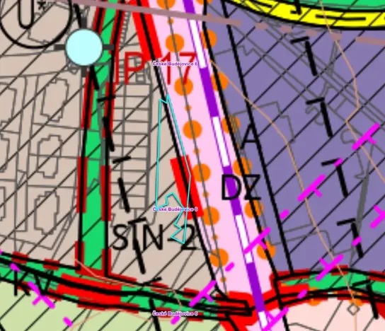 Prodej pozemku pro bydlení, České Budějovice, Platanová, 840 m2