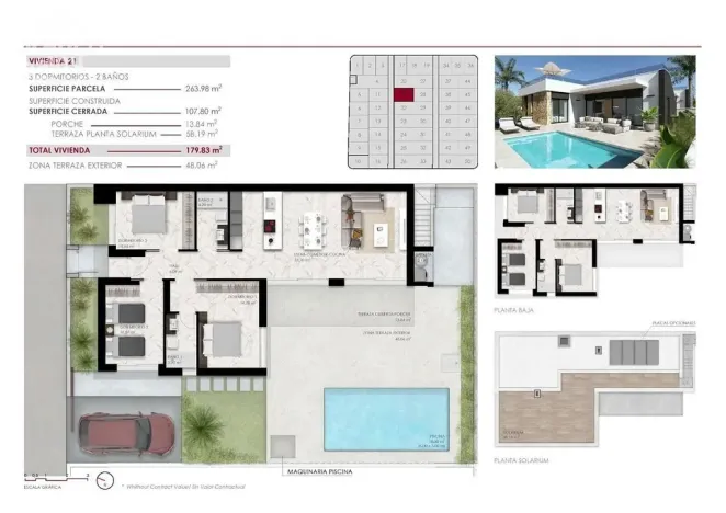Prodej rodinného domu, Ciudad Quesada, Alicante, Španělsko, 107 m2