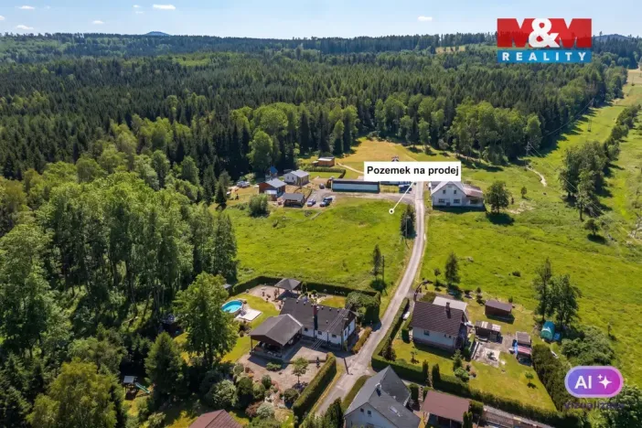Prodej pozemku pro bydlení, Rumburk, Na kolonii, 1168 m2