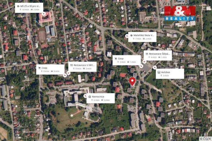 Pronájem bytu 3+1, Valašské Meziříčí, Luční, 73 m2