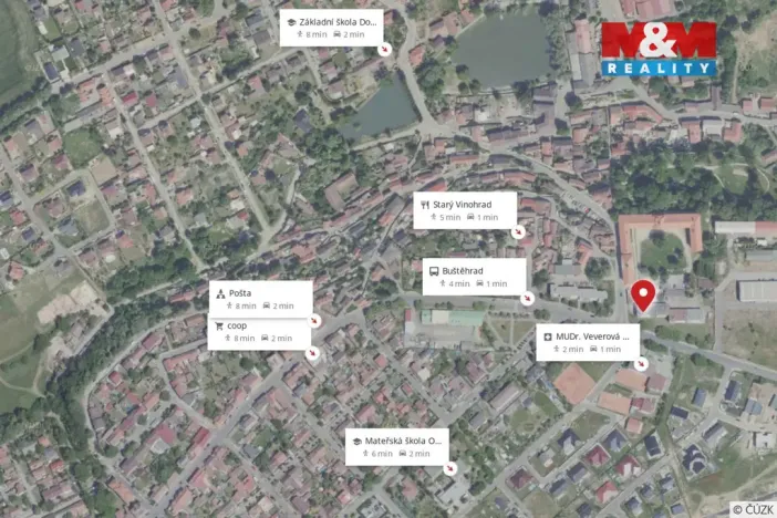 Pronájem bytu 3+1, Buštěhrad, Revoluční, 76 m2