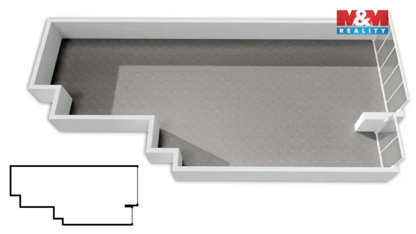 Pronájem obchodního prostoru, Ústí nad Labem, Horova, 125 m2