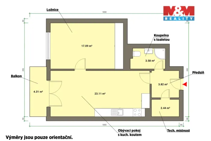 Pronájem bytu 2+kk, Lázně Kynžvart, Královské svahy, 53 m2