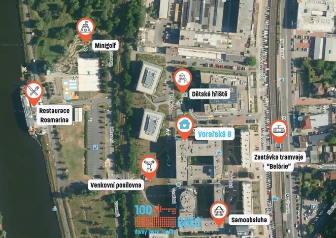 Pronájem bytu 1+1, Praha - Modřany, Vorařská, 37 m2
