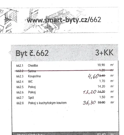 Prodej bytu 3+kk, Praha - Stodůlky, Petržílkova, 88 m2