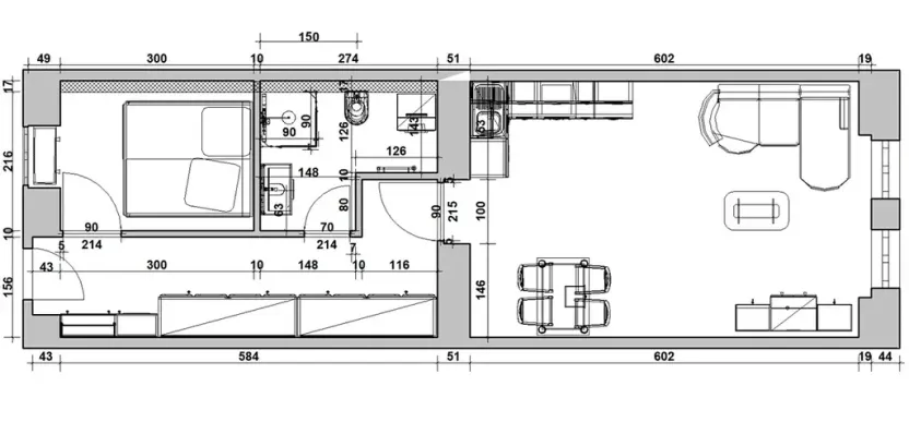 Prodej bytu 2+kk, Praha - Vinohrady, Bělehradská, 45 m2