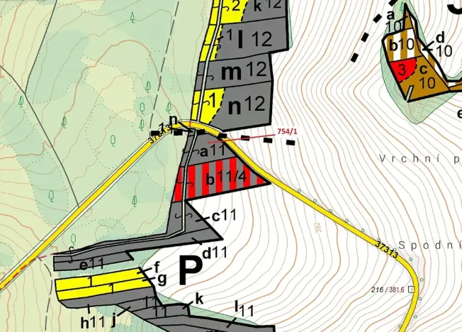 Dražba lesa, Loučka, 1610 m2