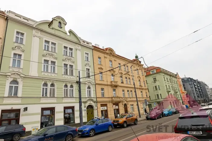Pronájem bytu 2+kk, Praha - Karlín, Sokolovská, 49 m2