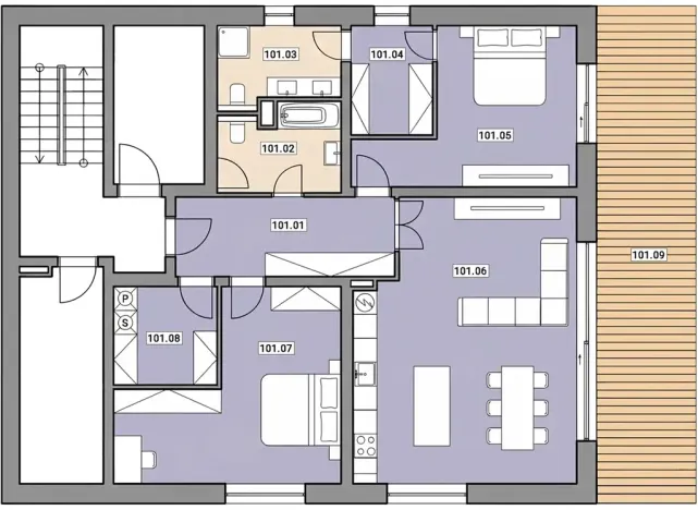 Prodej bytu 3+kk, Hrusice, Hlavní, 111 m2