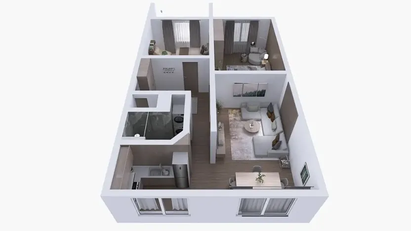 Prodej bytu 3+1, Břidličná, Dlouhá, 75 m2